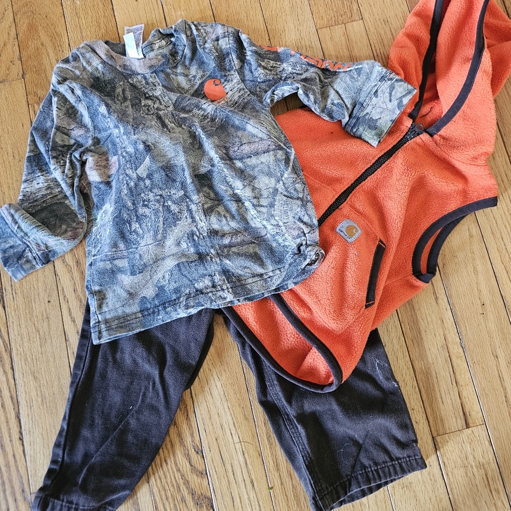 Carhart 3 piece 12 month outfit